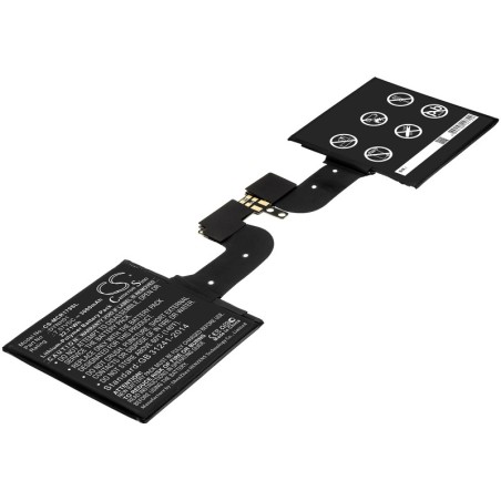 Batterie pour Microsoft Surface Book 2 1793 15 (3000 mAh/22.71 Wh, 7.57 V)