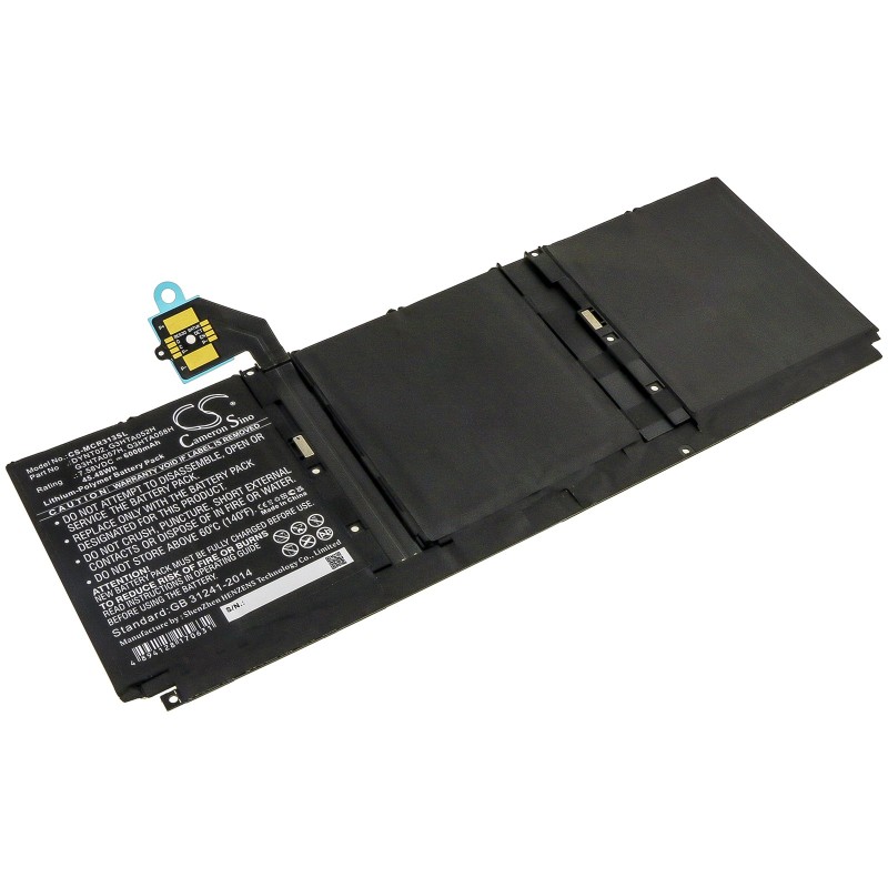 Batterie pour Microsoft DYNT02 (6000 mAh/45.48 Wh, 7.58 V)
