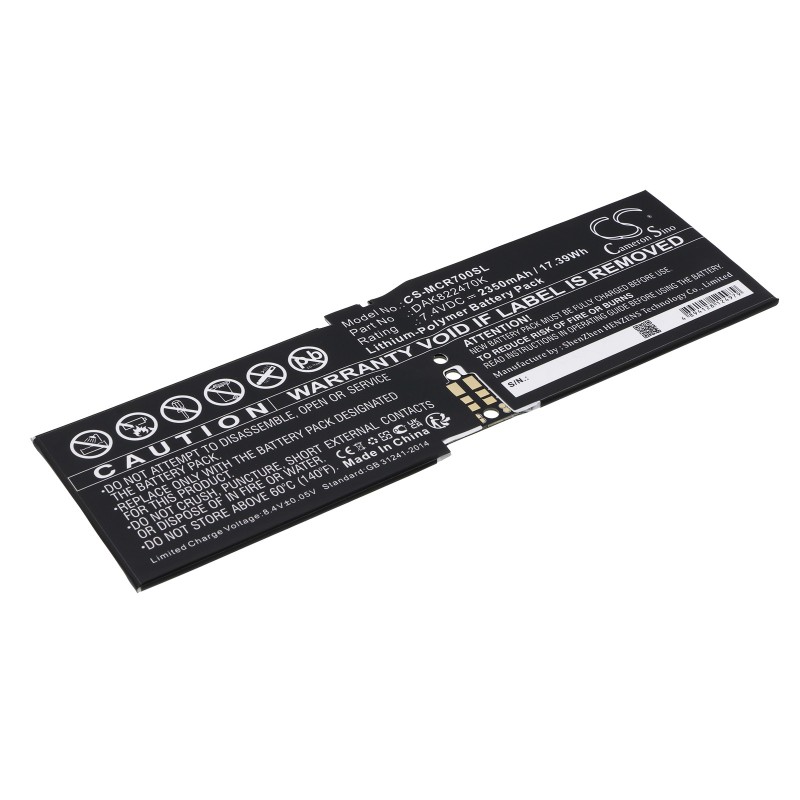 Batterie pour Microsoft Surface Book CR7 (2350 mAh/17.39 Wh, 7.4 V)