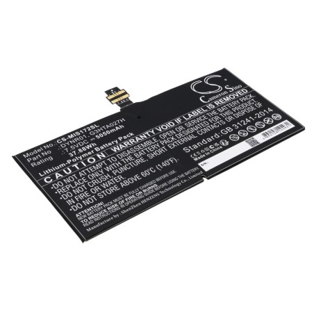 Batterie pour Microsoft Surface 4 (5050 mAh/37.88 Wh, 7.5 V)