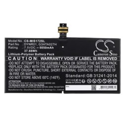 Batterie pour Microsoft Surface 4 (5050 mAh/37.88 Wh, 7.5 V)