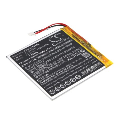 Batterie pour ONN Surf Tablet 7" (2000 mAh/7.4 Wh, 3.7 V)