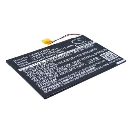 Batterie pour Nuvision TM1088C (3750 mAh/13.88 Wh, 3.7 V)