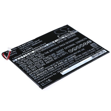 Batterie pour Nextbook Nextbook 10" (6600 mAh/24.42 Wh, 3.7 V)