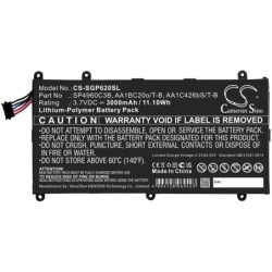 Batterie pour Samsung Galaxy Tab 7.0 Plus (3000 mAh/11.1 Wh, 3.7 V)