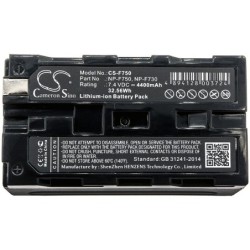 Batterie pour Hitachi VM-E340 (4400 mAh/32.56 Wh, 7.4 V)