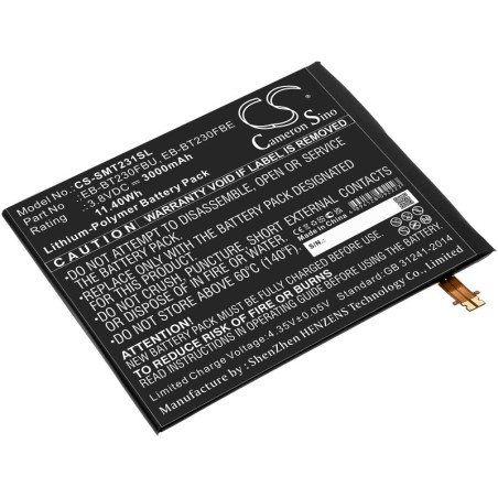 Batterie pour Samsung Degas (3000 mAh/11.4 Wh, 3.8 V)