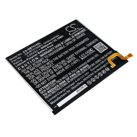 Batterie pour Samsung Galaxy Tab A 2019 (6000 mAh/23.1 Wh, 3.85 V)