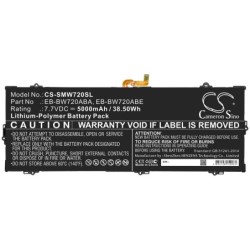 Batterie pour Samsung EB-BW720ABA (5000 mAh/38.5 Wh, 7.7 V)