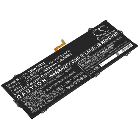 Batterie pour Samsung EB-BW720ABE (5000 mAh/38.5 Wh, 7.7 V)