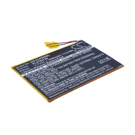 Batterie pour Visual Land ME-9Q (3300 mAh/12.21 Wh, 3.7 V)