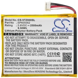 Batterie pour V Tech KidiBuzz (2500 mAh/9.5 Wh, 3.8 V)