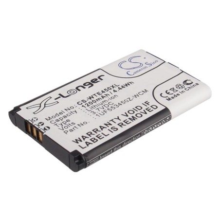 Batterie pour Bamboo CTH-470K-DE (1200 mAh/4.44 Wh, 3.7 V)