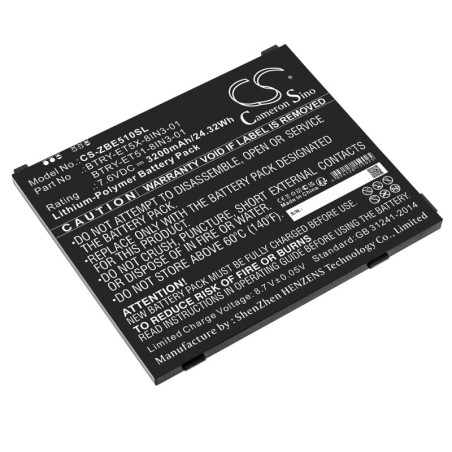 Batterie pour Zebra ET56 (3200 mAh/24.32 Wh, 7.6 V)