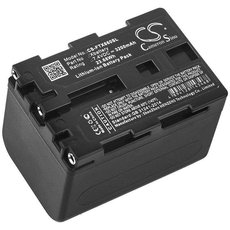 Batterie pour Fluke Xbattery (3200 mAh/23.68 Wh, 7.4 V)