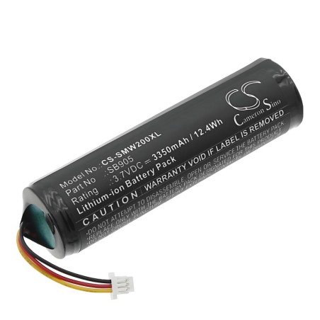 Batterie pour Shure 95A35233 (3350 mAh/12.4 Wh, 3.7 V)
