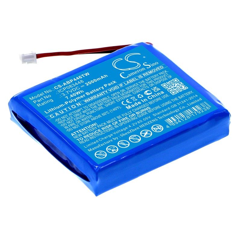 Batterie pour Midland Albrecht TecTalk Float (2000 mAh/7.4 Wh, 3.7 V)
