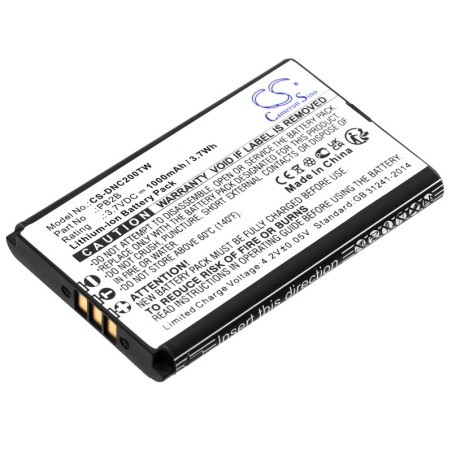 Batterie pour Dynascan PB2B (1000 mAh/3.7 Wh, 3.7 V)