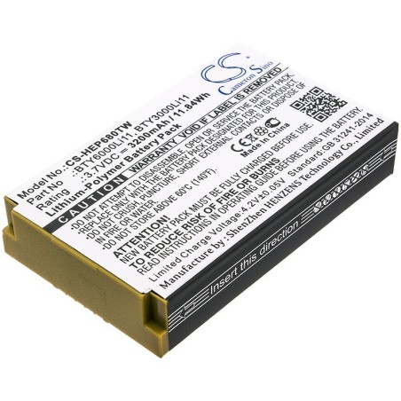 Batterie pour Huawei EP680 (3200 mAh/11.84 Wh, 3.7 V)