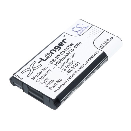 Batterie pour Hytera BL3101 (3000 mAh/10.8 Wh, 3.6 V)