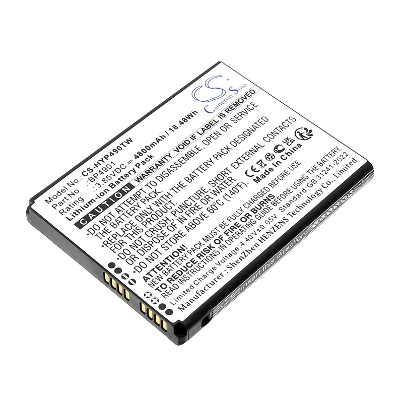 Batterie pour Hytera BP4901 (4800 mAh/18.48 Wh, 3.85 V)