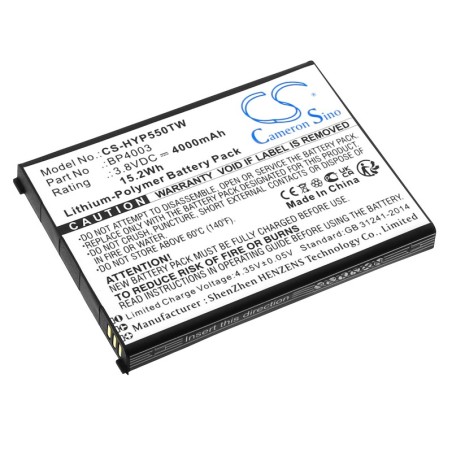Batterie pour Hytera PCN550 (4000 mAh/15.2 Wh, 3.8 V)