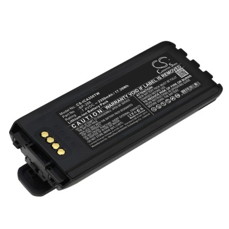 Batterie pour Icom IC-A25CE (2350 mAh/17.39 Wh, 7.4 V)