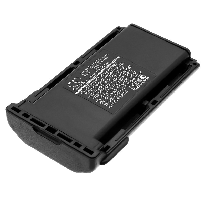 Batterie pour Icom IC-F44GS (940 mAh/6.96 Wh, 7.4 V)