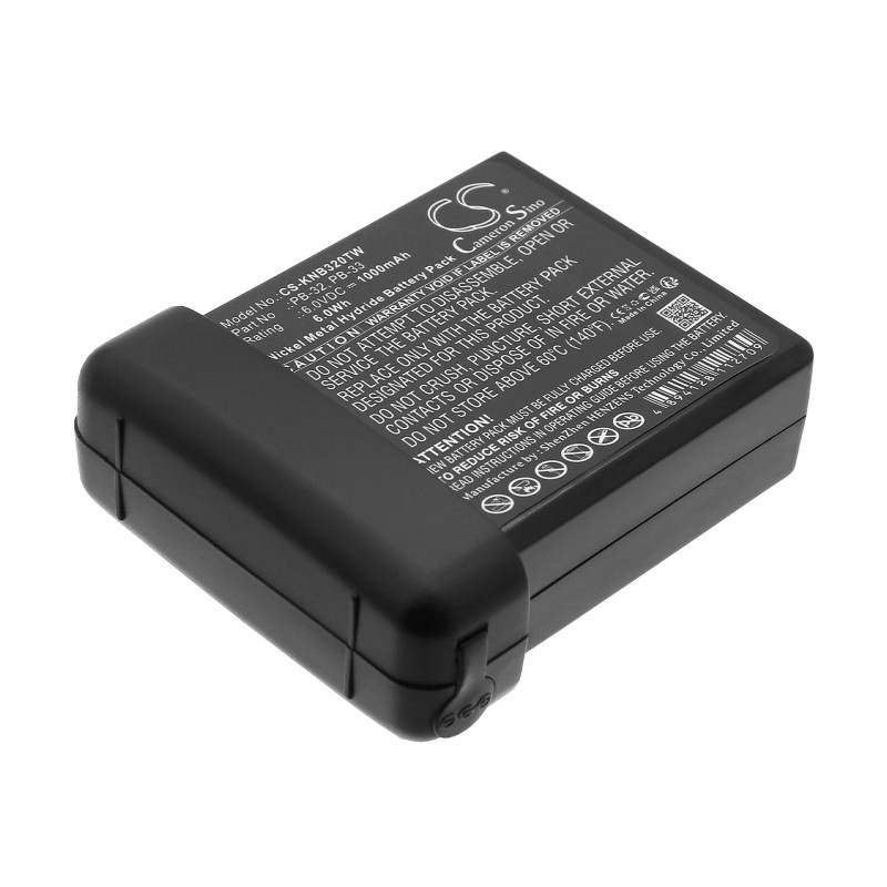 Batterie pour Kenwood H-79A (1000 mAh/6 Wh, 6 V)