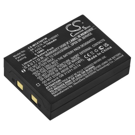 Batterie pour microTALK BK-71216 (700 mAh/5.18 Wh, 7.4 V)