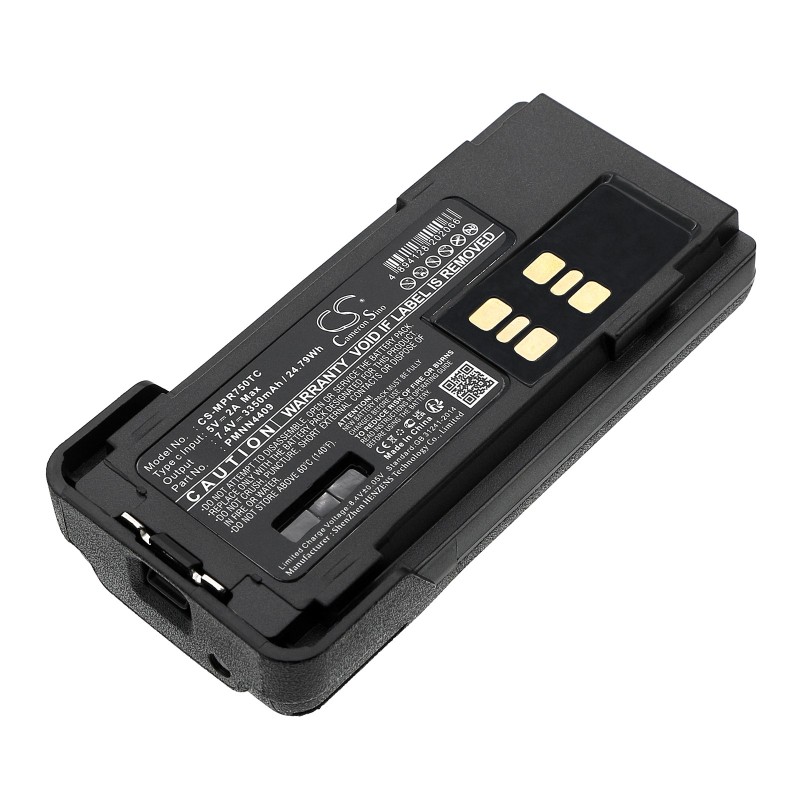 Batterie pour Motorola PMNN4543A (3350 mAh/24.79 Wh, 7.4 V)