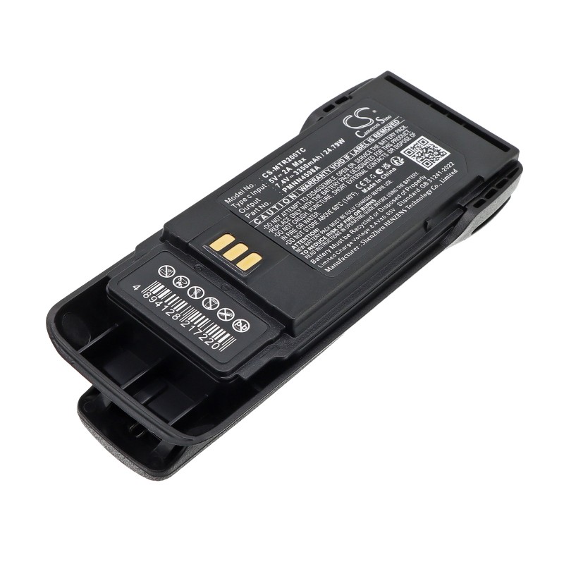 Batterie pour Motorola PMNN4600A (3350 mAh/24.79 Wh, 7.4 V)