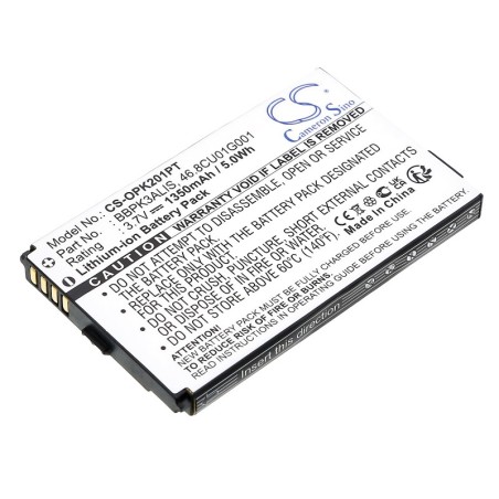 Batterie pour Optoma PK301 (1350 mAh/5 Wh, 3.7 V)