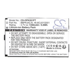 Batterie pour Optoma PK301 (1350 mAh/5 Wh, 3.7 V)
