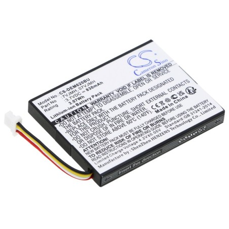 Batterie pour Dell 070K80 (830 mAh/3.07 Wh, 3.7 V)