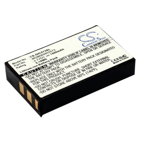 Batterie pour Gigabyte GC-RAMDISK (1400 mAh/5.18 Wh, 3.7 V)