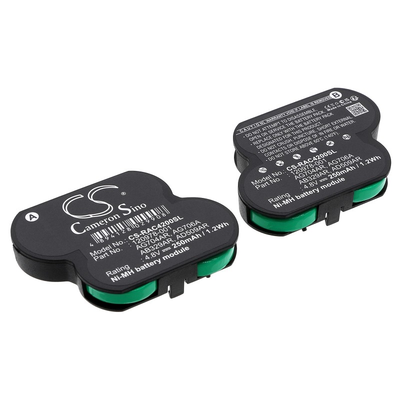 Batterie pour Compaq AD593AR (250 mAh/1.2 Wh, 4.8 V)