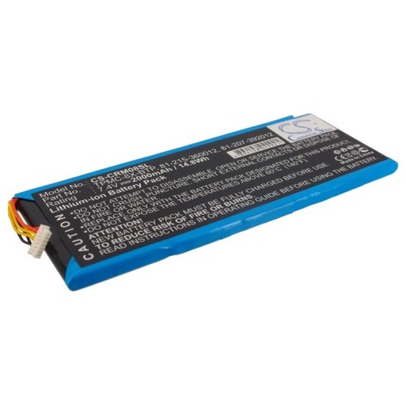 Batterie pour Crestron TPMC-8X-BTP (2000 mAh/14.8 Wh, 7.4 V)