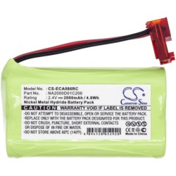 Batterie pour Earmuff NA2000D01C200 (2000 mAh/4.8 Wh, 2.4 V)