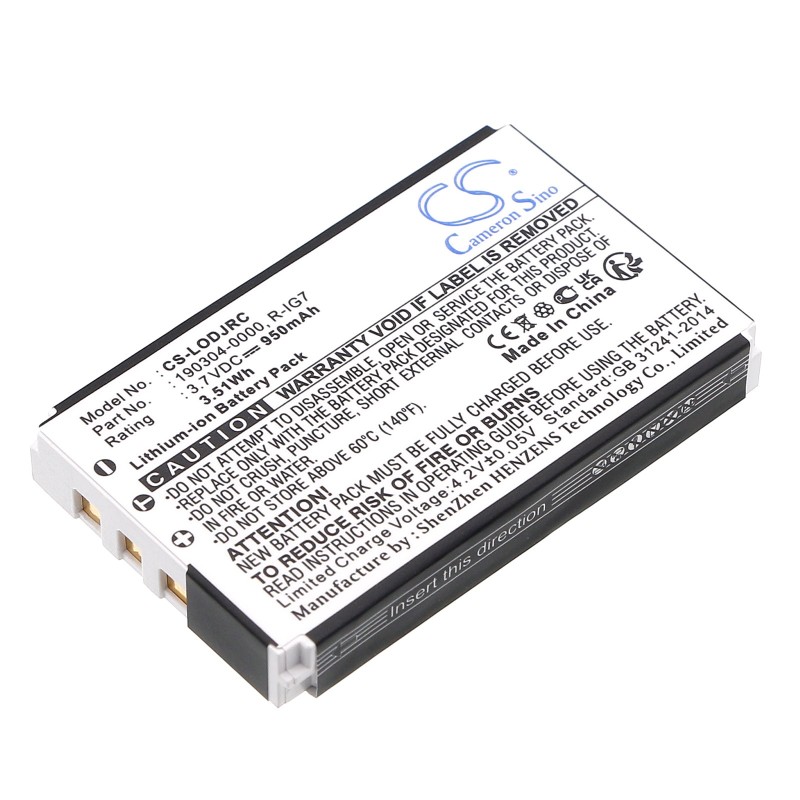Batterie pour Logitech R-IG7 (950 mAh/3.52 Wh, 3.7 V)
