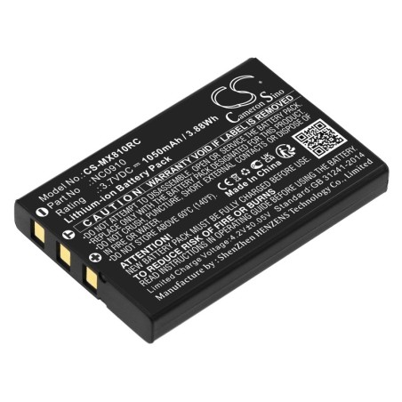 Batterie pour URC NC0910 (1050 mAh/3.89 Wh, 3.7 V)