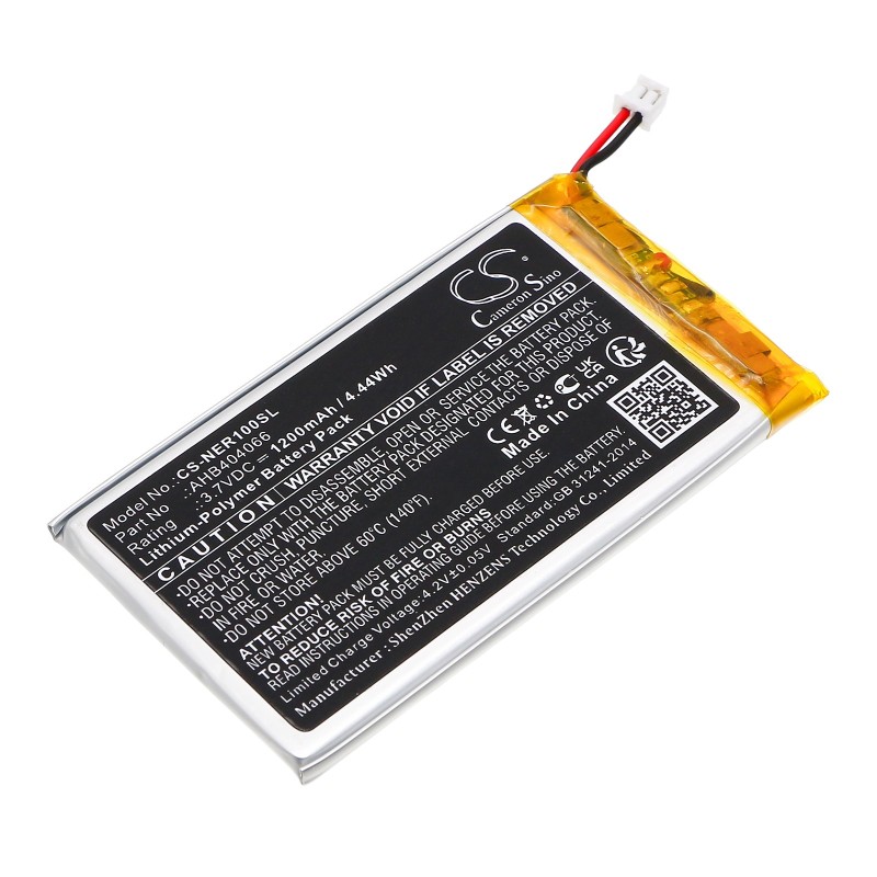 Batterie pour Neeo Control 4 (1200 mAh/4.44 Wh, 3.7 V)
