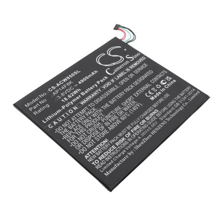 Batterie pour Acer Predator 8 (4900 mAh/18.62 Wh, 3.8 V)