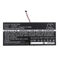 Batterie pour Alcatel One Touch Plus 10" (5700 mAh/21.95 Wh, 3.85 V)