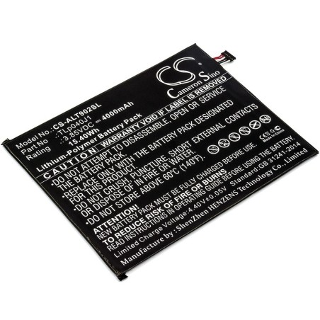 Batterie pour Alcatel Joy Tab (4000 mAh/15.4 Wh, 3.85 V)