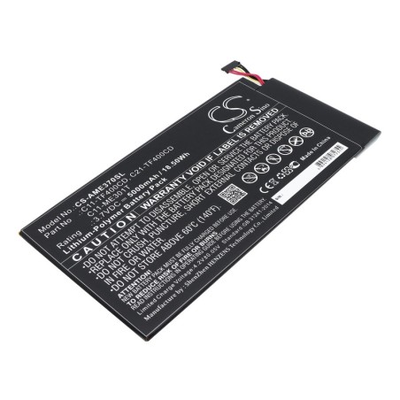 Batterie pour Asus C21-TF400CD (5000 mAh/18.5 Wh, 3.7 V)