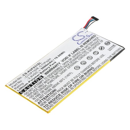 Batterie pour Asus Transformer Pad 3G (5000 mAh/19 Wh, 3.8 V)