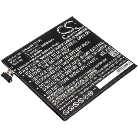 Batterie pour Asus Fonepad 7 FE171MG (3900 mAh/14.82 Wh, 3.8 V)