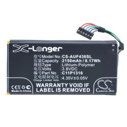 Batterie pour Asus C11P1316 (2150 mAh/8.17 Wh, 3.8 V)