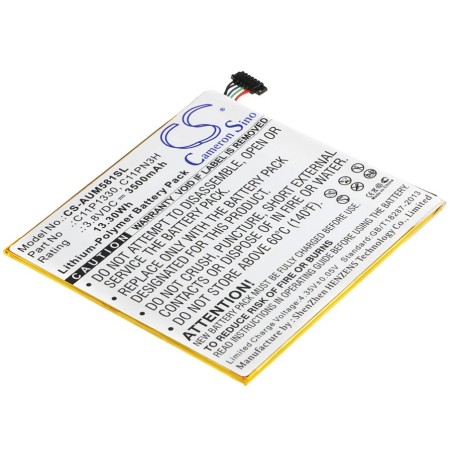 Batterie pour Asus AST21 (3500 mAh/13.3 Wh, 3.8 V)